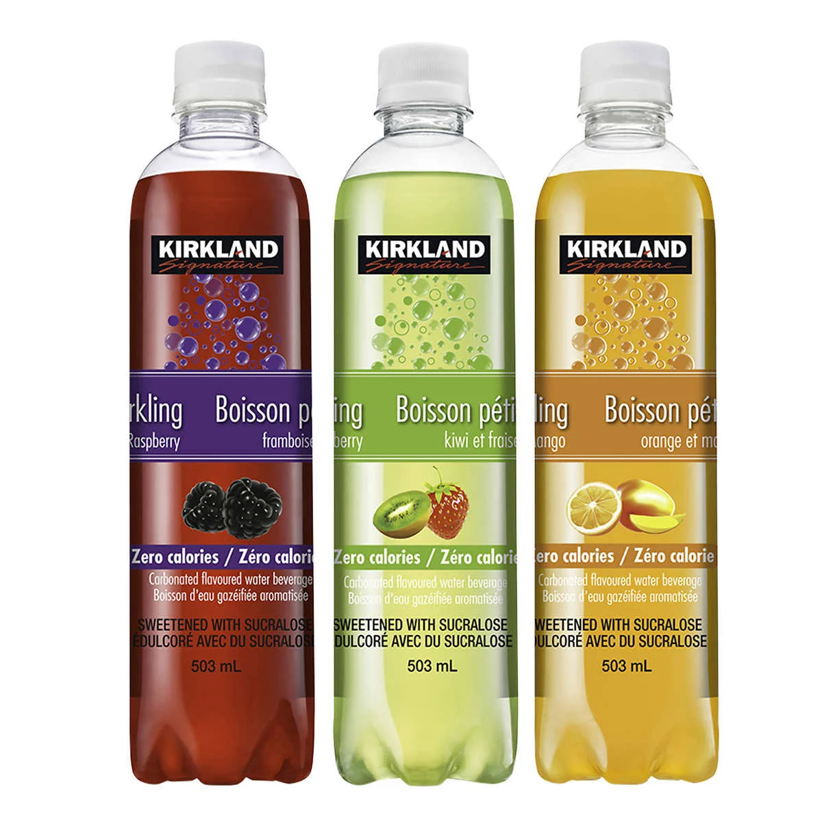 [835484] Kirkland Signature Sparkling Flavoured Water 503 mL 24-pack 835484