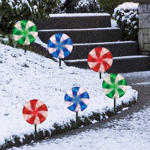 [2060230] Set of 6 LED Lawn Stakes - 2060230