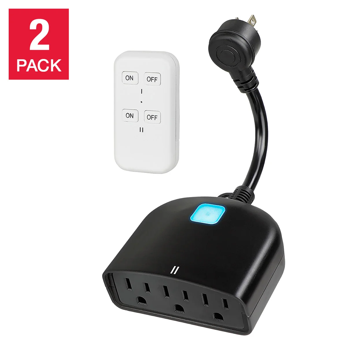 [1829553] PRIME Outdoor Smart Plugs, 2-pack 1829553