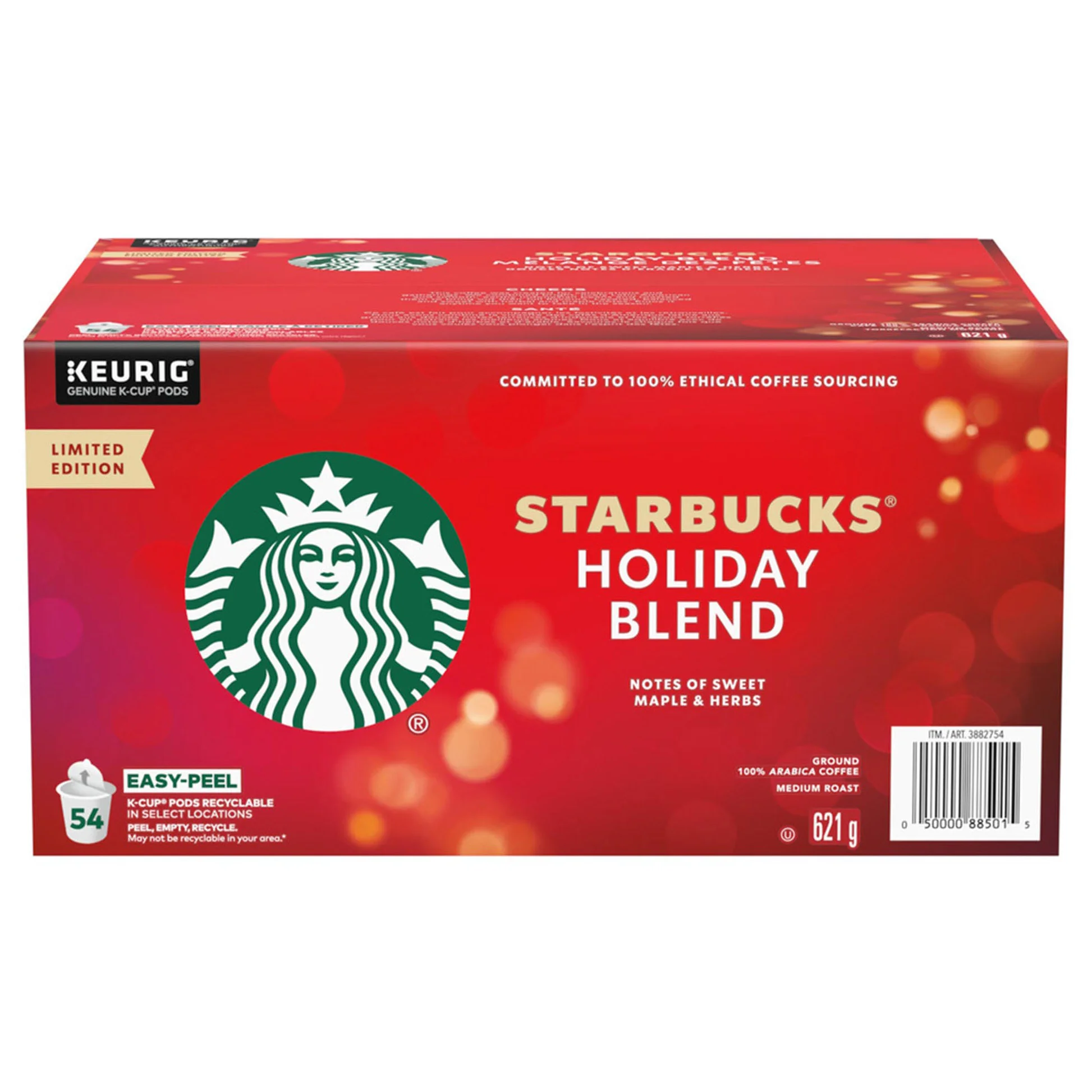 [3882754] Starbucks Holiday Blend K-Cup, 54-count 3882754