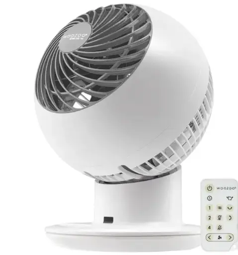 Woozoo 5 Speed Oscillating Air Circulator with Remote