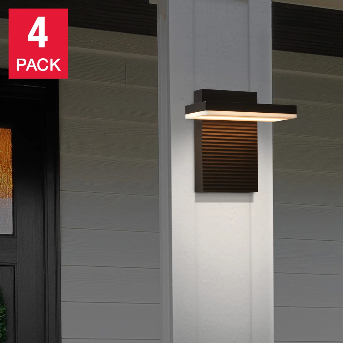 [1806316] Naturally Solar Post Accent Lights, 4-pack - 1806316