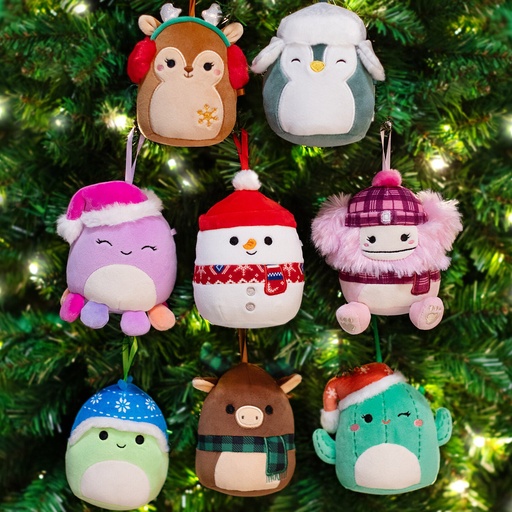 [1736349] Squishmallows 8 piece Ornaments, Winter - 1736349