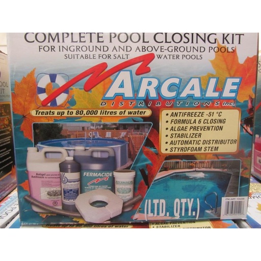 [arcale-pool-clos-kki-104298] Arcale Complete Pool Closing Kit 104298
