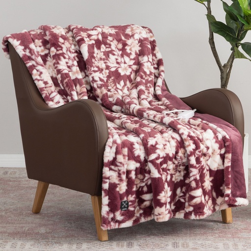 [1949910] Berkshire - Heated Luxe Faux Fur Throw - 1949910