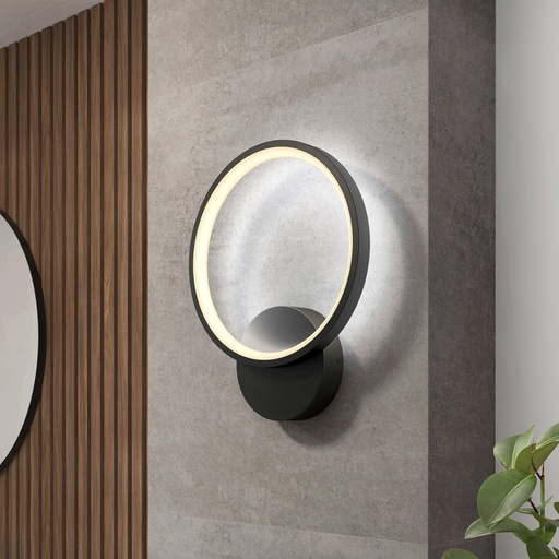 [1826464] Artika Solis Indoor/Outdoor LED Wall Light 5 CCT, Black - 1826464