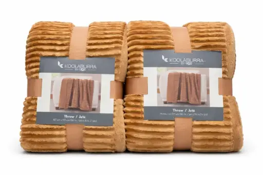 [1926004] Koolaburra by UGG Plush Throw Blanket  50x70 inch