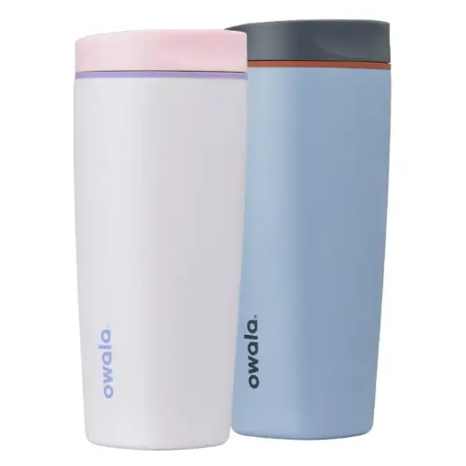 [2429409] Owala SmoothSip 590 mL (20 oz.) Travel Mug, 2-pack