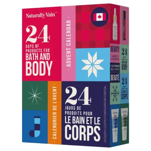 [919208] Naturally Vain 24 Days of Bath and Body Advent Calendar