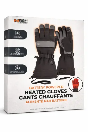 Mobile Warming Battery Powered Heated Gloves