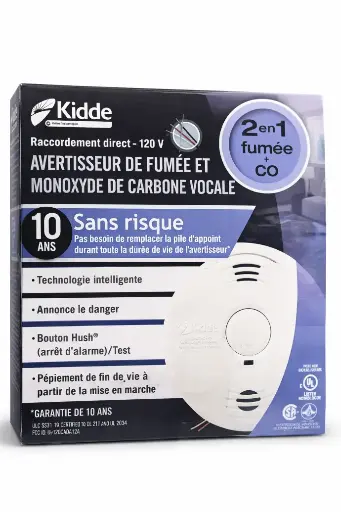 Kidde 2-in-1 Smoke, Carbon Monoxide Voice Alarm